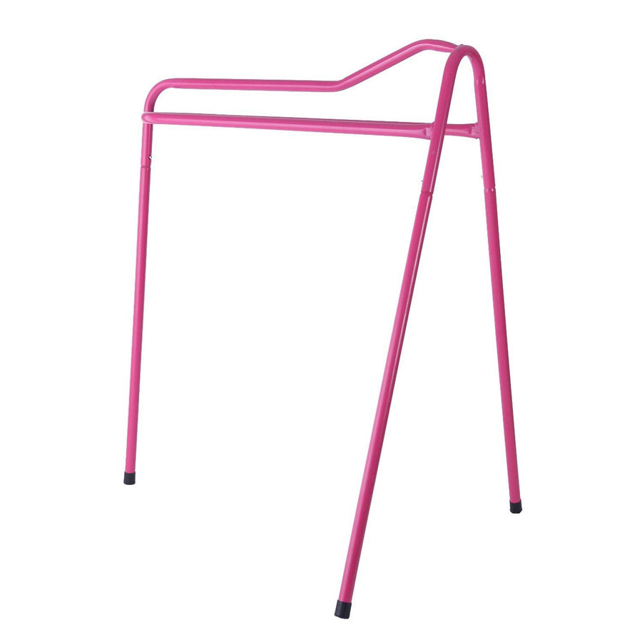 White Horse Equestrian Saddle Stand Pink
