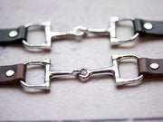 Ideana Brown & Silver Single Wrap Leather Bracelet