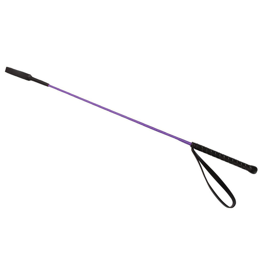 Red Horse Race Whip Rubber Whips 65cm Purple