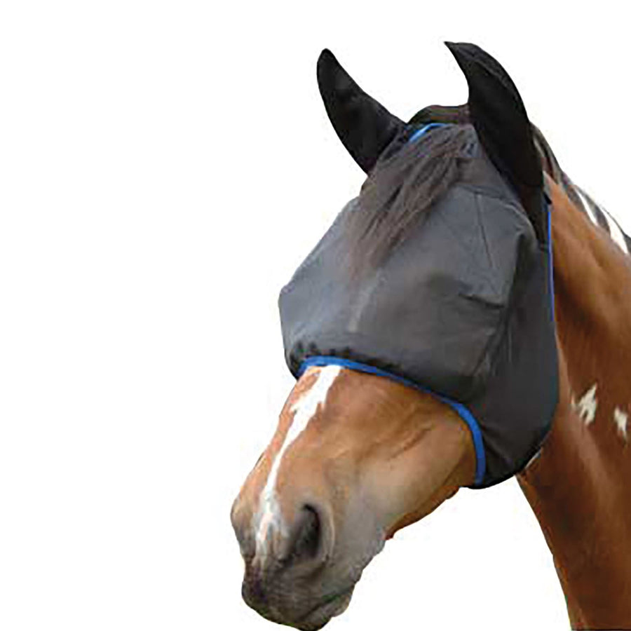 Equilibrium Field Relief Midi Fly Mask With Ears Black/Blue