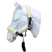 White Horse Equestrian Elegant Headcollar Black