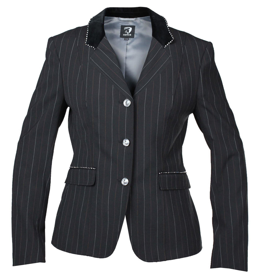 Horka Ladies 'Piaffe Strass' Competition Jackets Stripe Black