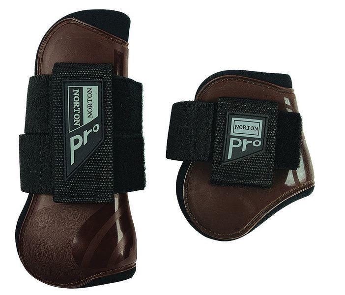 Norton 'Pro' Tendon and Fetlock Boots Brown  Pony