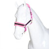 White Horse Equestrian Diamond Fleece Headcollar without Leadrope Pink