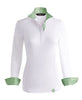 Tredstep Ireland Solo Competition Shirt Long Sleeve White/Green