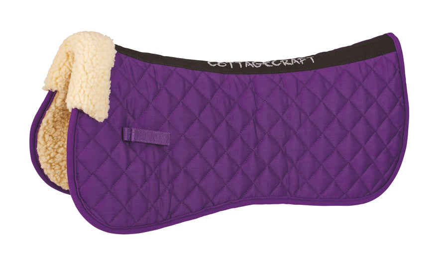 N108G Cottage Craft Synthetic Fleece Lined HalfPad Purple