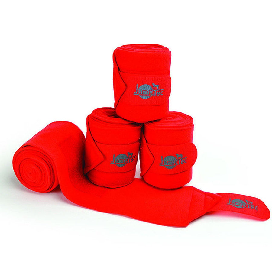Jumptec Double Sided Polo Bandages Set of Four Red