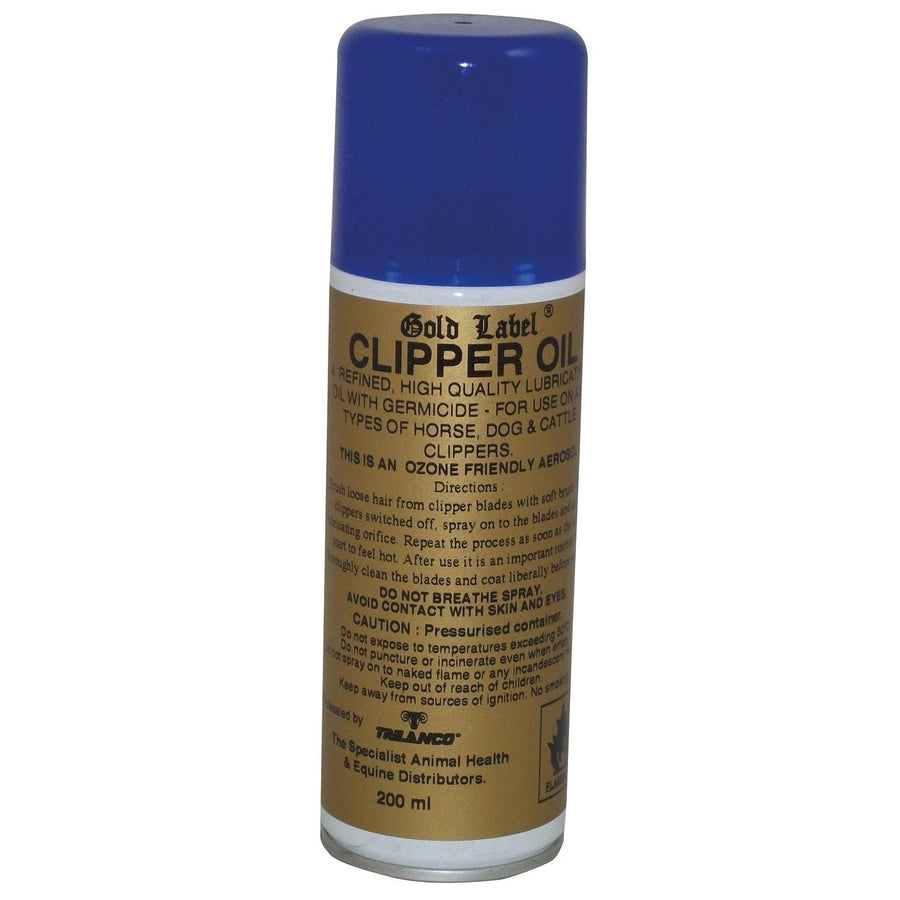 Gold Label Clipper Oil Aerosol - 200 Ml