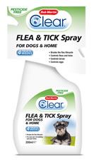 Bob Martin Clear Flea & Tick Spray for Dogs & Home x 300 Ml