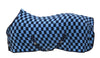 Best On Horse Checkered Standard Neck Fleece Blue Check