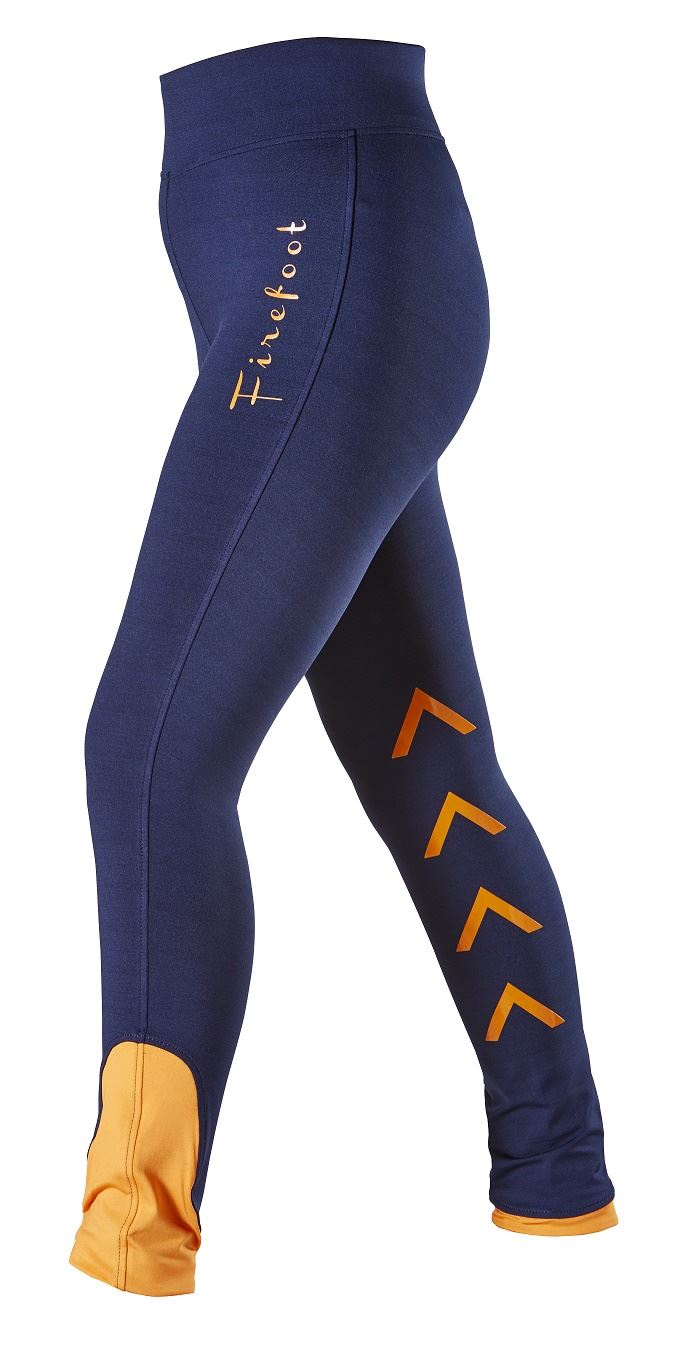 FireFoot Ladies Ripon Stretch Breeches Navy and Orange