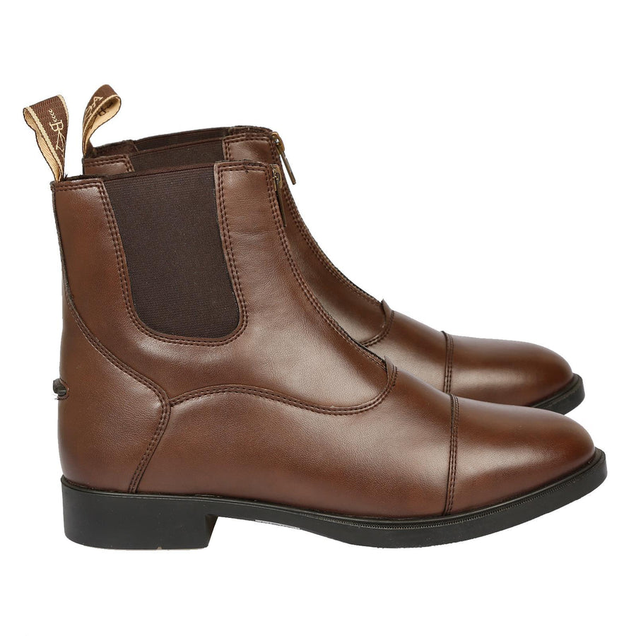Bow & Arrow Olivia Front Zip Boots Brown