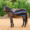 White Horse Equestrian Stripe Exercise Sheet Brown/Blue