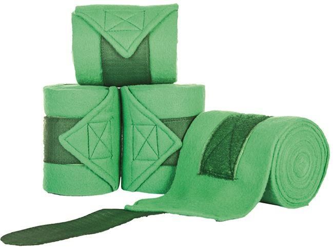 HKM Polar Fleece Bandages Grass Green